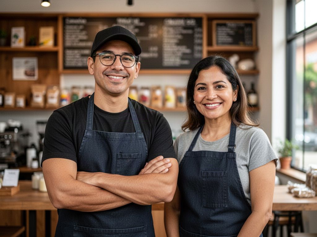 Propietarios de un comercio